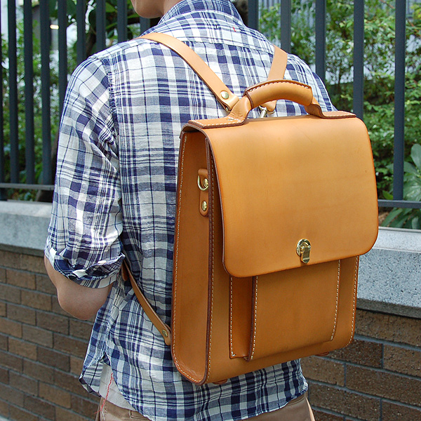 ヘルツ／HERZ バッグ ブリーフケース ビジネスバッグ 鞄 ビジネス メンズ 男性 男性用レザー 革 本革 ブラウン 茶  コンパクトタイプ