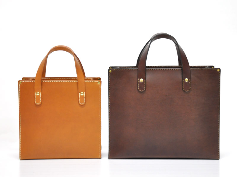 サイズ展開豊富でベーシックデザインの本革トートバッグ「革鞄のHERZ