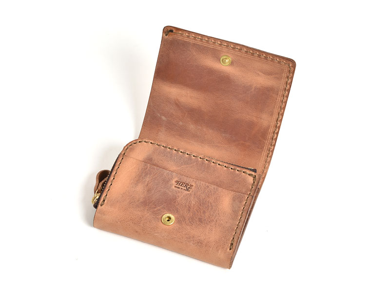 プルアップ特別仕様の小型二つ折り財布「革鞄のHERZ(ヘルツ)公式通販」
