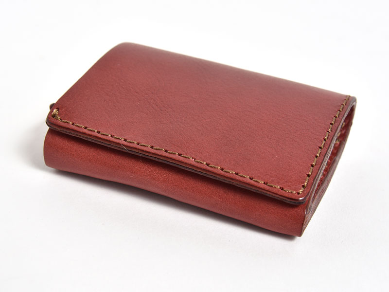 ボルドー特別仕様の小型の二つ折り財布「革鞄のHERZ(ヘルツ)公式通販」