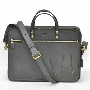 一点モノ 焼印鞄 2wayビジネスバッグ Br B 110 の手作り革鞄 ハンドメイドレザー 革鞄のherz ヘルツ 公式通販