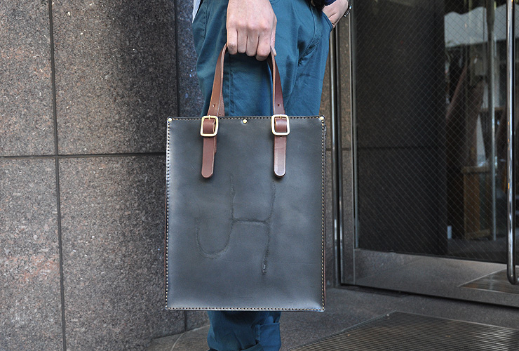 一点モノ・焼印鞄2013】ビジネストートバッグ(BR-T-16-M))の手作り革鞄 ...