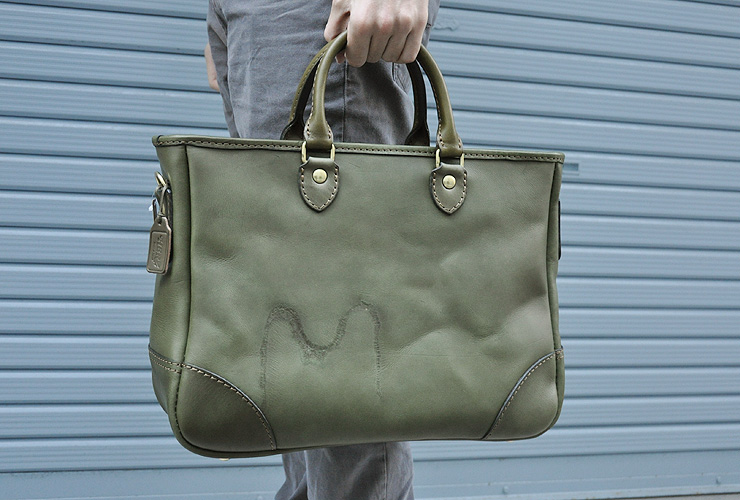 一点モノ・焼印鞄2013】2wayビジネストートバッグ(BR-T-7)の手作り革鞄 ...