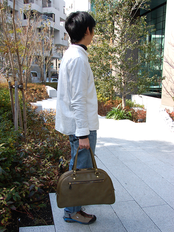 永遠の定番マディソンバッグ(マジソンバッグ)を本革で作りました「革鞄 